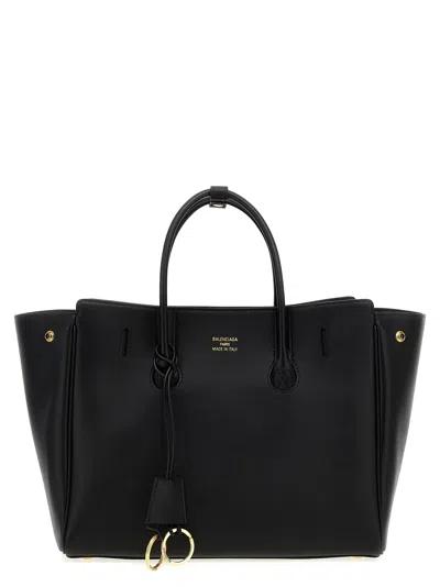 Balenciaga Carry All Hampton Tote Bag Black In Black