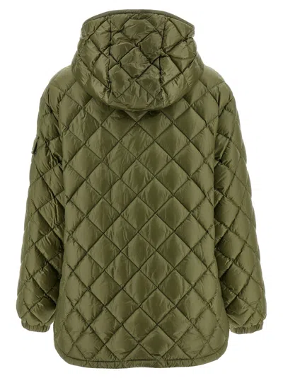 Moncler Diamond Quilting Down Jacket Puffer Jackets Green In Green