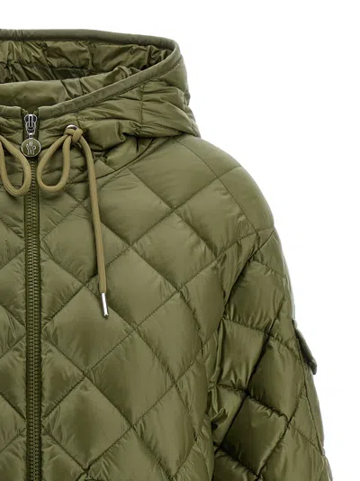 Moncler Diamond Quilting Down Jacket Puffer Jackets Green In Green