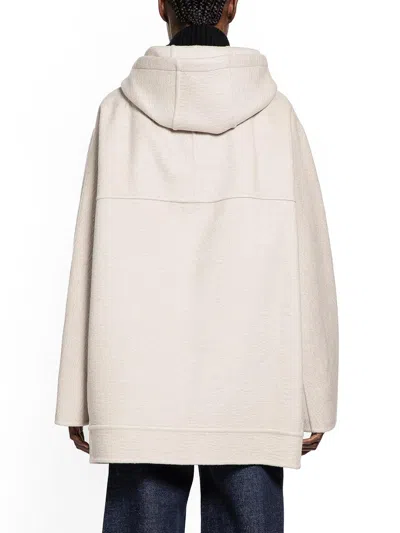 Max Mara Double-layer Pure Cashmere Sweatshirt Coat In Multi