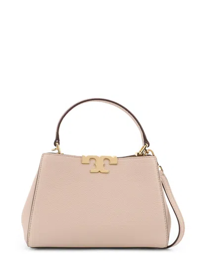 Tory Burch Eleanor Pebbled Mini Satchel Crossbody Bag In Neutral