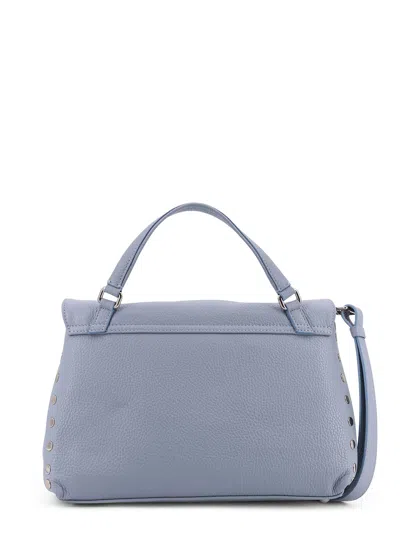 Zanellato Postina® Daily S Leather Crossbody Bag In Blue