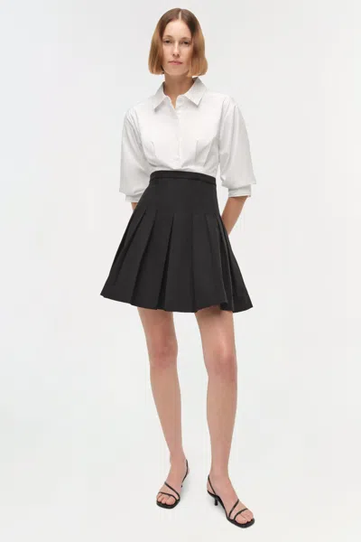 Simkhai Women's Sinclair Cotton Mini Dress In White Multi In Multi