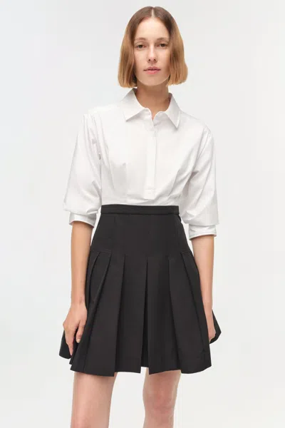 Simkhai Women's Sinclair Cotton Mini Dress In White Multi In Multi