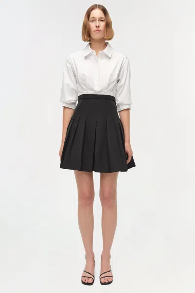 Simkhai Women's Sinclair Cotton Mini Dress In White Multi In Multi