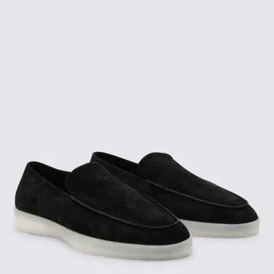 Fear Of God Suede Loafers With Rubber Sole And Round Toe In Black