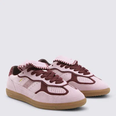 Alohas Lace-up Panelled Sneakers In Pink