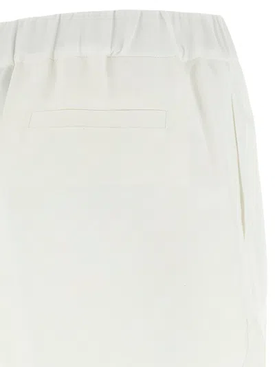 Pinko Stai Con Me Bermuda And Short White In White