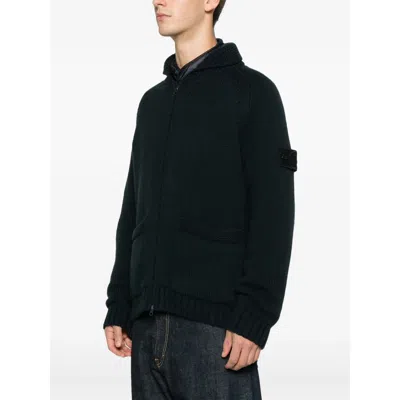 Stone Island Sweaters In Black