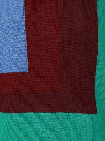 Loewe Wool Sweater Knitwear Multicolor In Green