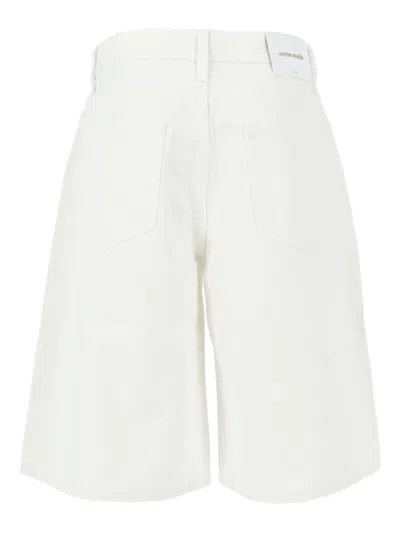 Jacob Cohen Pockets Bermuda Shorts In White