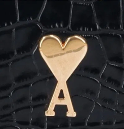 Ami Alexandre Mattiussi Longchamp Black Acetate Sunglasses In Black