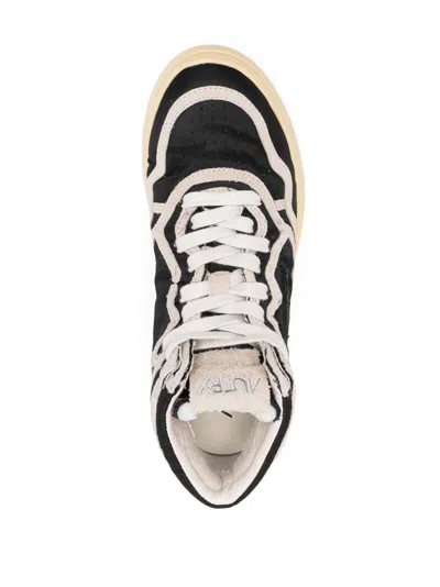 Autry Bottega Veneta Brown-brown-transparent Recycled Acetate Glasses In Black