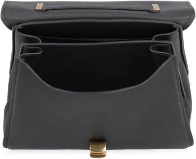 Ferragamo Homme Plisse Brick Polyester Polo Shirt In Brown