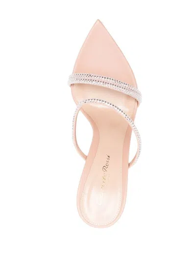 Gianvito Rossi High Heels Cannes Sandals In White