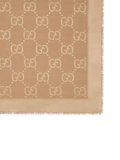 Gucci Miu Miu Lamb Leather Pouch In Brown