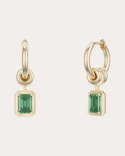 Spinelli Kilcollin Zahra 18-karat Gold Emerald Hoop Earrings In Gold