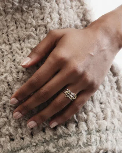 Spinelli Kilcollin Solarium Diamond Ring In Metallic