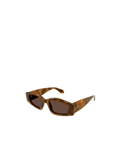Alaïa Rectangular Sunglasses In Brown