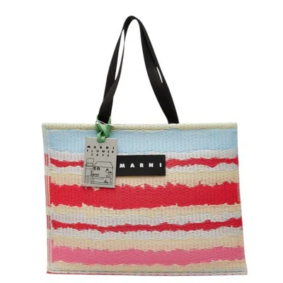Pre-owned Marni Nylon Polypropylene Handbag Tote Bag () In Multi