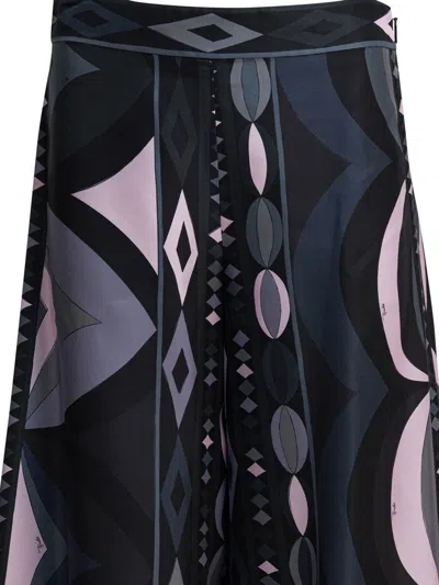 Pucci Jean Paul Gaultier Printed Cotton Sarong In Black