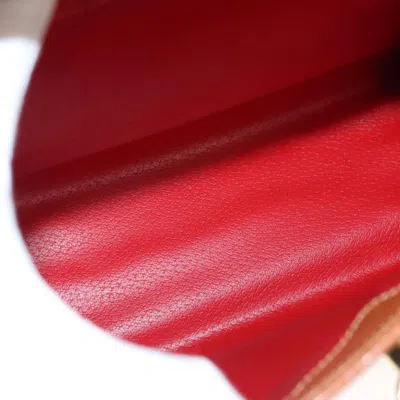 Pre-owned Celine Vintage Logo Top Handle Bag Leather Brown Leather Handbag ()