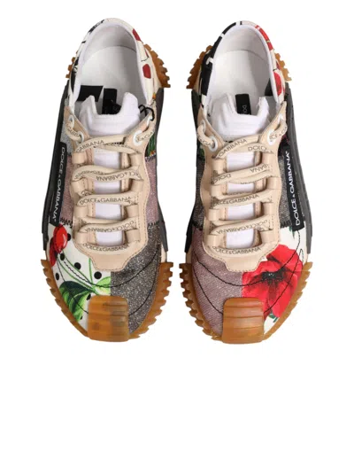 Dolce & Gabbana Multicolor Logo Low Top Ns1 Sneakers Women's Shoes In Multi