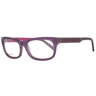Dsquared2 Dsquared² Purple Metal Glasses Women's (frames) In Purple