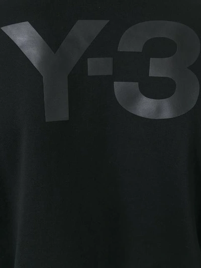 Shop Y-3 Back Logo Print Sweatshirt - Black