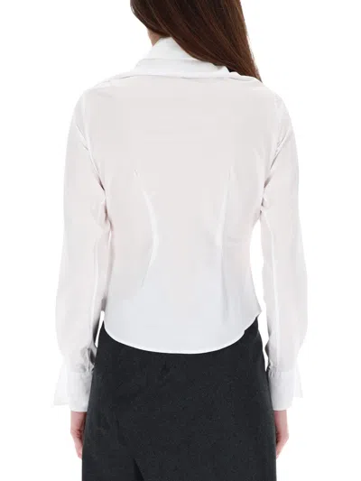 Vivienne Westwood White Drunken Sculpted Shirt In White