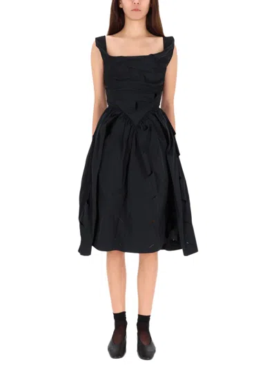 Vivienne Westwood "sunday" Midi Dress In Black