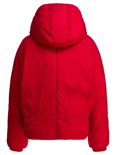 Sportmax Anti-drip Short Down Jacket Jackets And Coats Red In Red