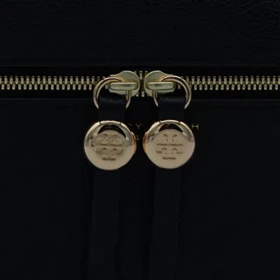 Tory Burch Black Leather Romy Slim Handbag In Black