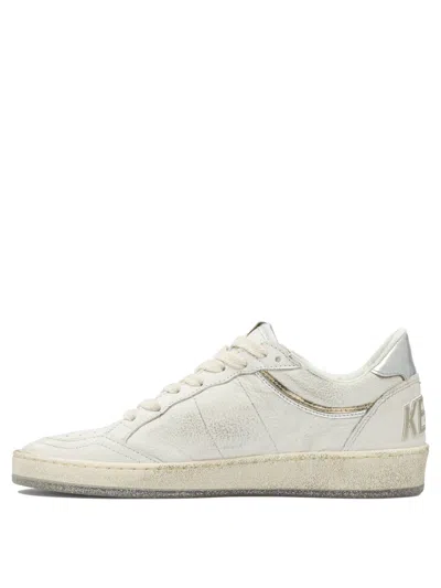Golden Goose Ball Star Sneakers & Slip-on White In White