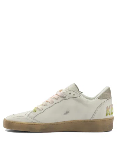 Golden Goose "ball Star" Sneakers In White