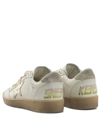 Golden Goose "ball Star" Sneakers In White