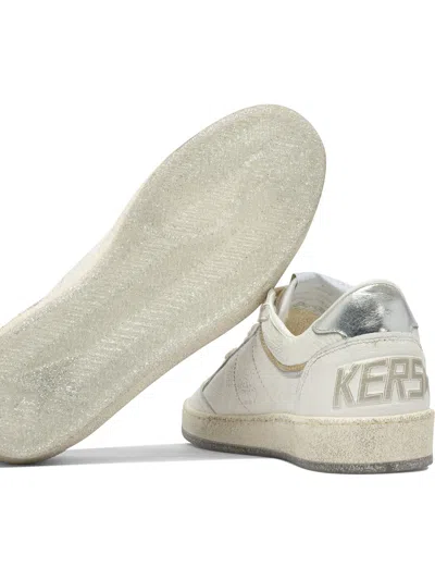 Golden Goose Ball Star Sneakers & Slip-on White In White