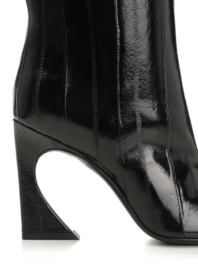 Fendi Boot Anguilla Lucida Boots Black In Black