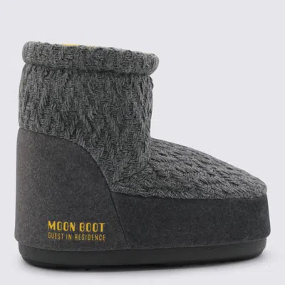 Moon Boot Boots Blacks And Greys In Gray