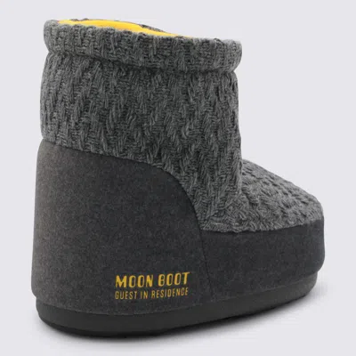 Moon Boot Boots Blacks And Greys In Gray