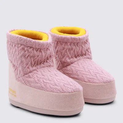 Moon Boot Boots Light And Natural In Pink