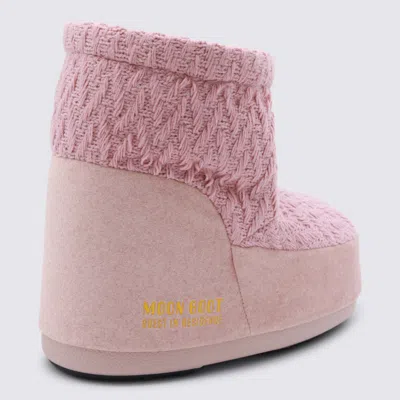 Moon Boot Boots Light And Natural In Pink