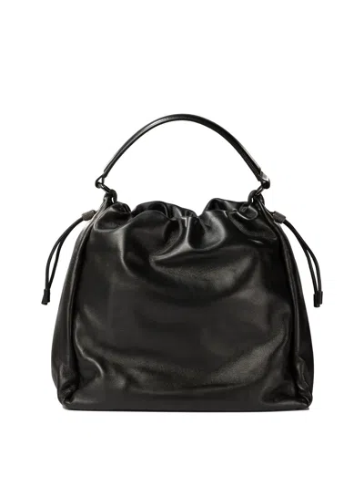 Brunello Cucinelli Bucket Mellow Handbags Black