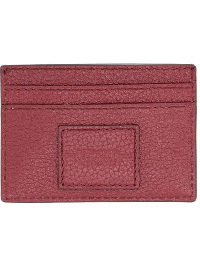 Marc Jacobs Card Holder With Logo In Red
