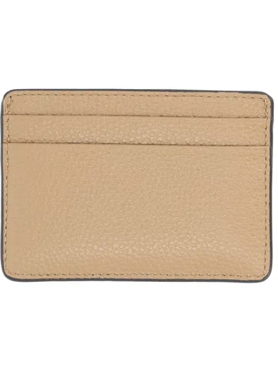 Michael Kors Card Holder With Logo In Brown