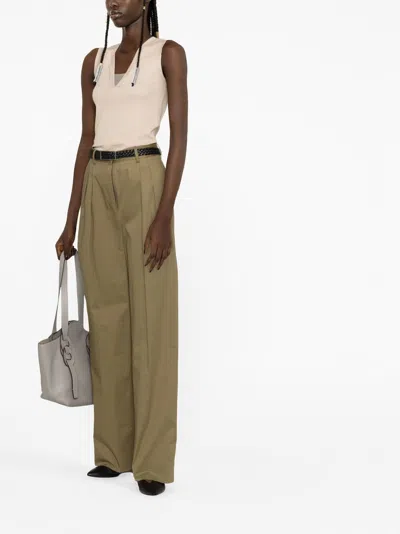 Brunello Cucinelli Cotton Tank Top In Pink