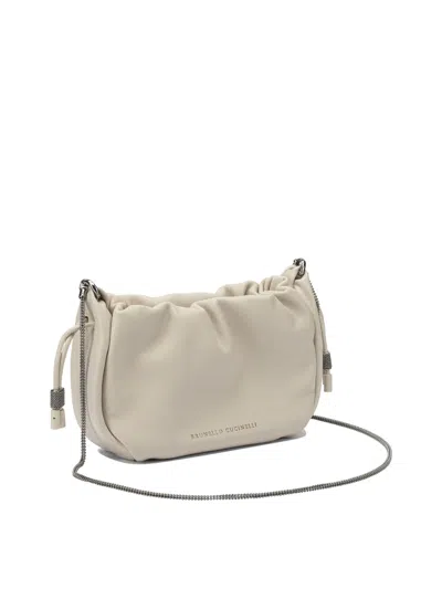 Brunello Cucinelli Women Crossbody Bags In Neutral