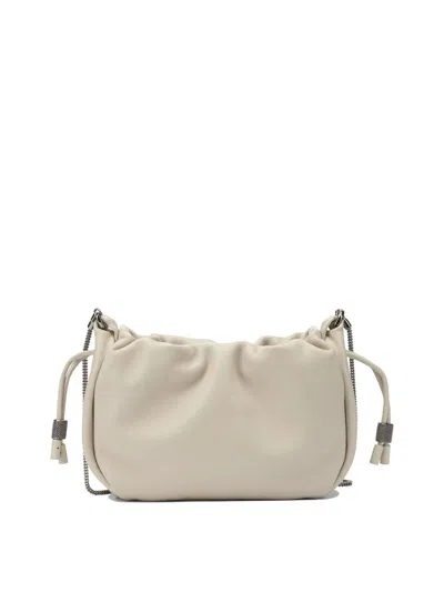 Brunello Cucinelli Women Crossbody Bags In Neutral