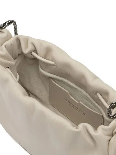 Brunello Cucinelli Women Crossbody Bags In Neutral