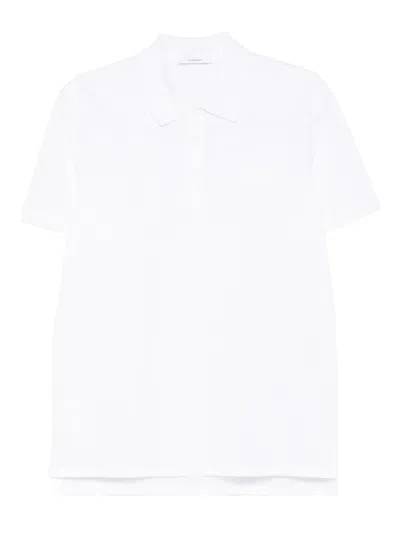 Givenchy Cotton Polo Shirt Featuring Short Sleeves And Collar In White